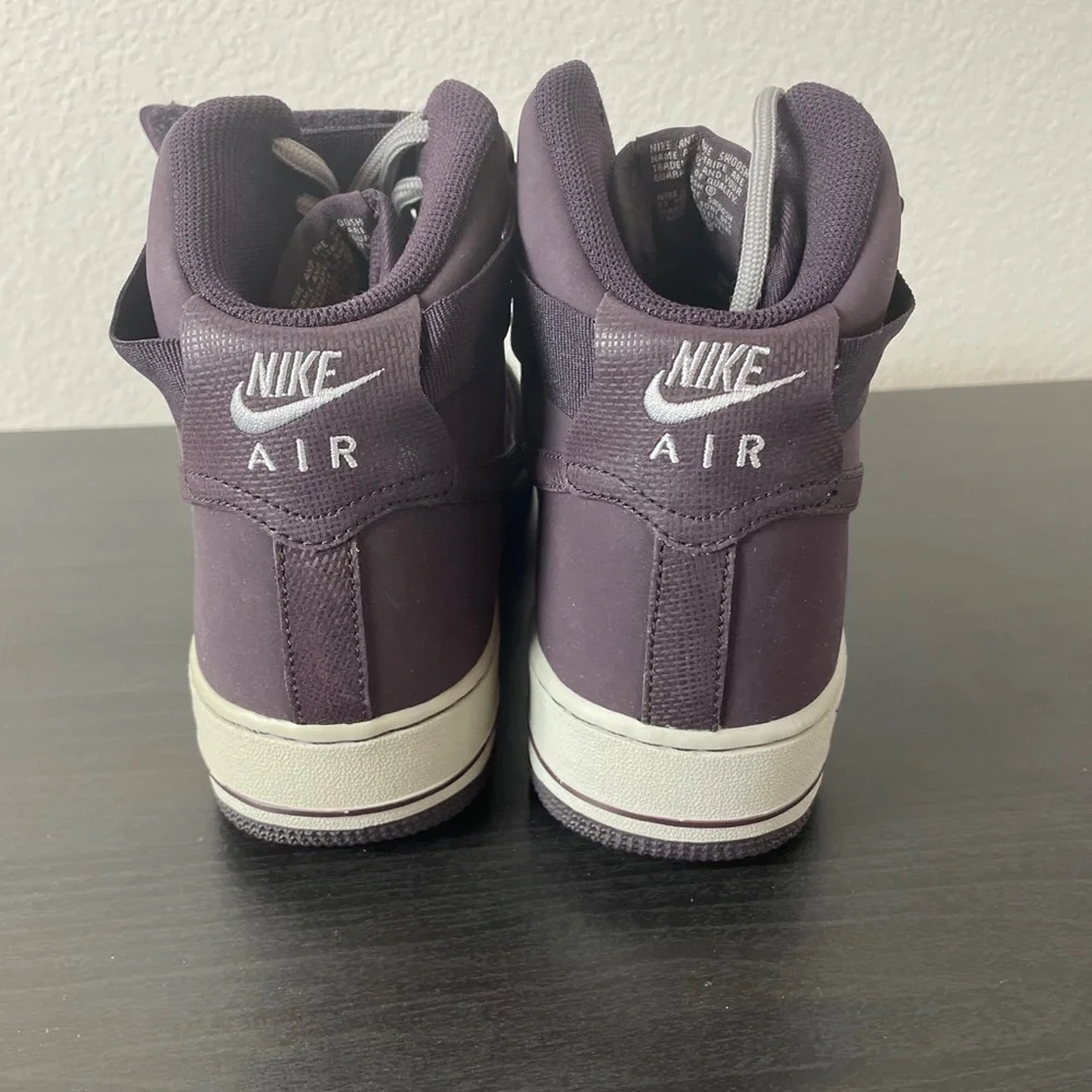 Nike Men’s Air Force 1 High 07 Port Wine Size 9 - Picture 6 of 11